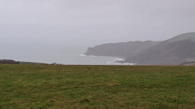 Lansallos winter landscape